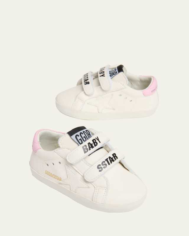 Kid's Old School Glitter Dual-Grip Sneakers, Babies